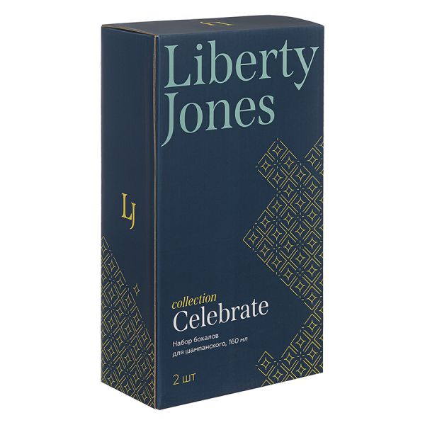 Набор бокалов для шампанского celebrate 160 мл 2 шт Liberty Jones