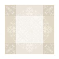 Скатерть 175х175 см, 100% хлопок, слоновая кость, VENEZIA Le Jacquard Francais 17856