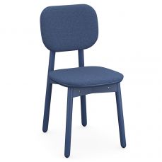 Стул с обивкой saga, рогожка, синий Latitude