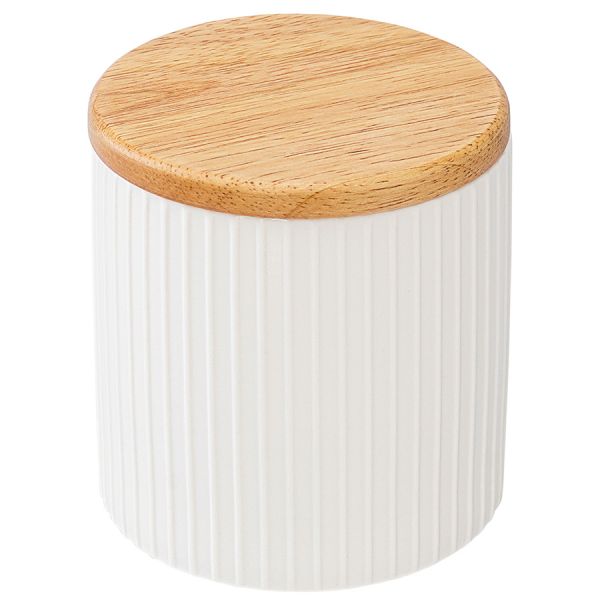 Банка для хранения с бамбуковой крышкой soft ripples, dual glazing Liberty Jones