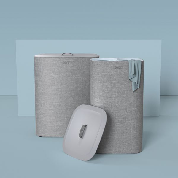 Корзина для белья tota™ 60 л серая