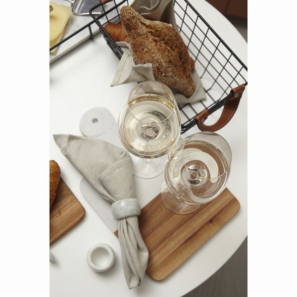 Доска сервировочная marm, 21,5х33,5 см, белый мрамор/акация Liberty Jones