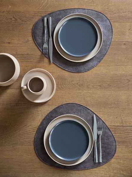 Набор из 2-х двухсторонних сервировочных салфеток drop, 33х41 см, шоколадный/бежевый Liberty Jones