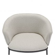 Лаунж-кресло paal, букле, серое Bergenson Bjorn