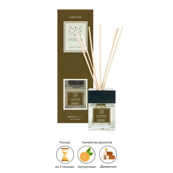 Аромат для дома «Сандал и бергамот» Lacrosse 100 мл