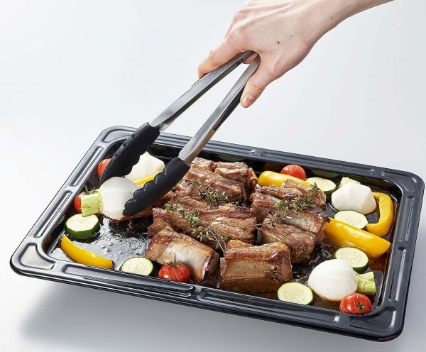 Щипцы 30 см Mastrad сталь и силикон цвет черный 