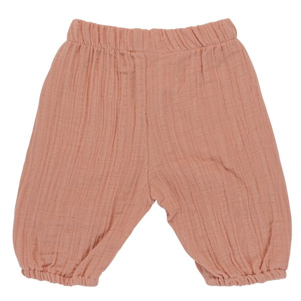 Шорты из хлопкового муслина цвета пыльной розы из коллекции essential 3-4y