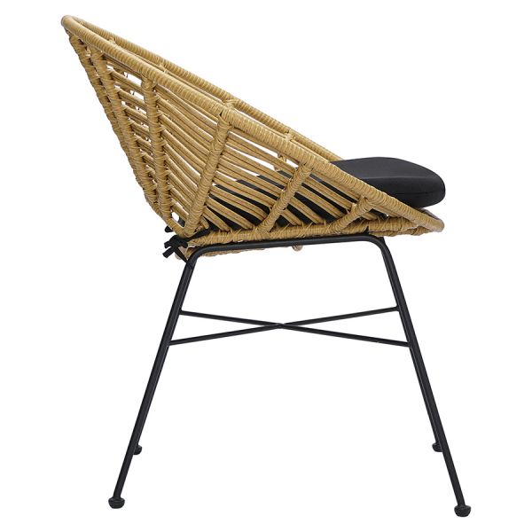 Стул vetle round, ротанг Bergenson Bjorn