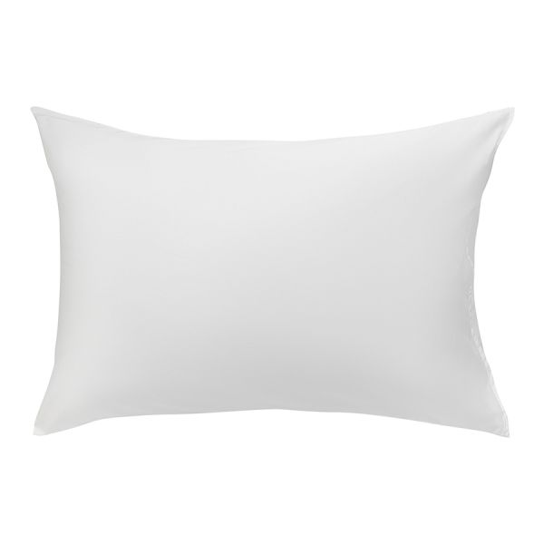Набор наволочек из плотного сатина белого цвета из коллекции essential, 50х70 см Tkano