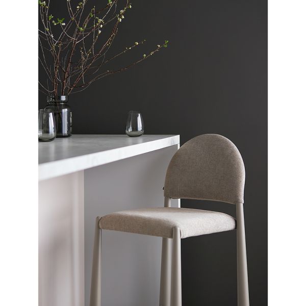 Стул полубарный freddi, рогожка, жемчужно-серый Bergenson Bjorn