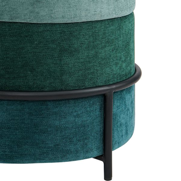 Пуф norunn, шенилл, зеленый Bergenson Bjorn