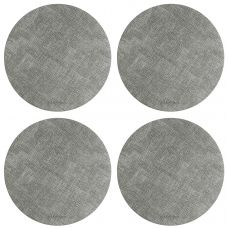Набор из 4-х сервировочных салфеток leanera, D35 см, серые Liberty Jones