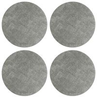 Набор из 4-х сервировочных салфеток leanera, D35 см, серые Liberty Jones