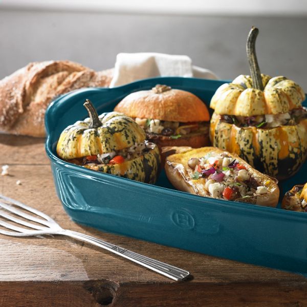 Форма для запекания прямоугольная,36x23 см,цвет: лазурь     (3) (144)     609652