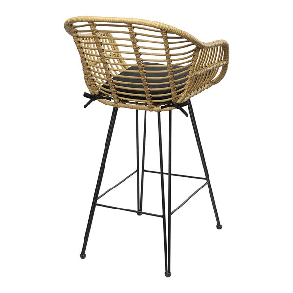 Стул полубарный vetle bent, ротанг Bergenson Bjorn