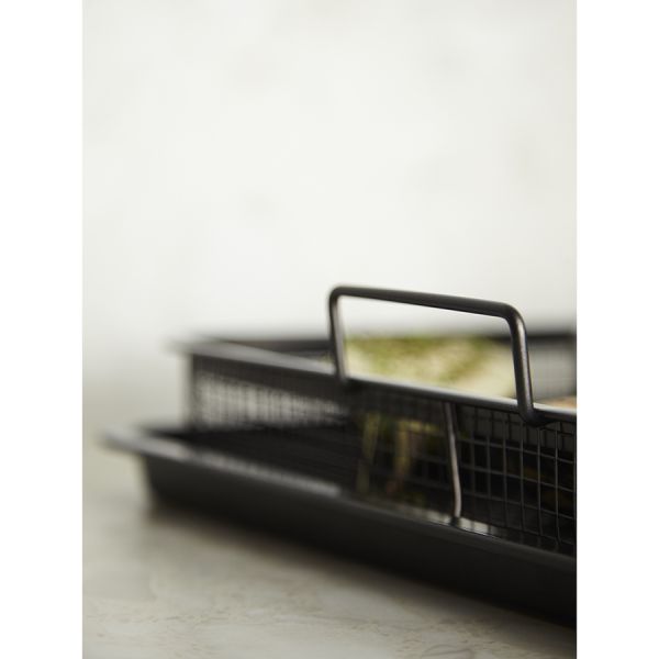 Противень для запекания с решеткой-гриль roast masters, 36х45 см, черный Liberty Jones