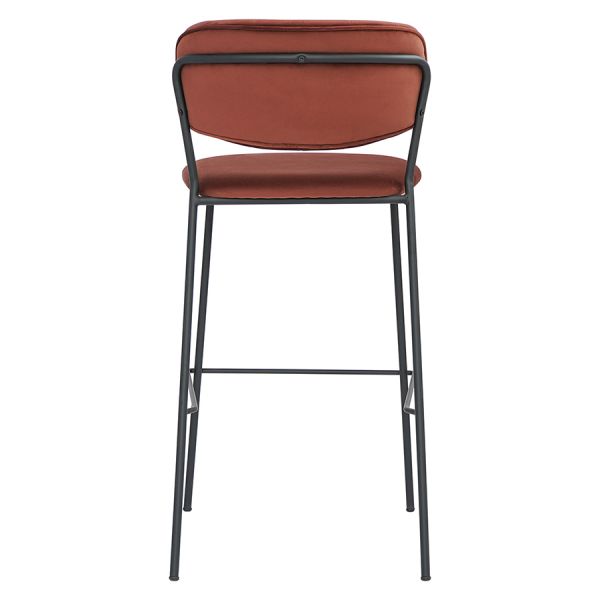Стул барный eirill, велюр, кирпичный Bergenson Bjorn