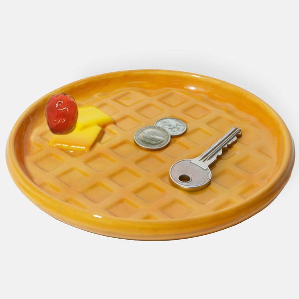 Поднос декоративный, good morning, waffle, D18.5 см Doiy
