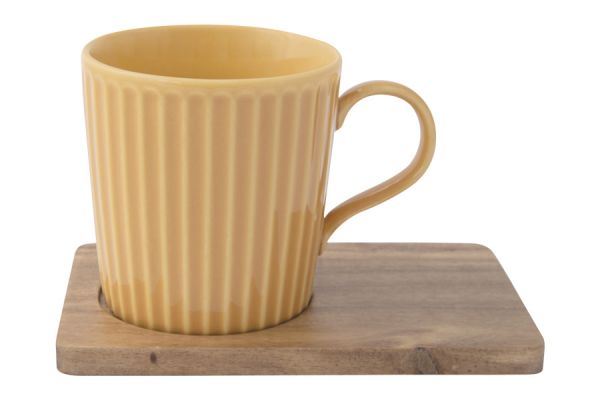 Набор из 2-х кружек Время отдыха, синяя и жёлтая, 0,38 л Easy Life