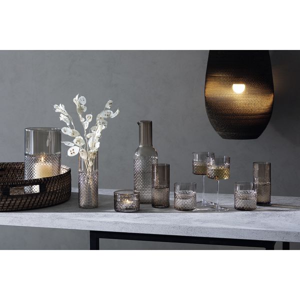 Ваза wicker 25 см коричневая