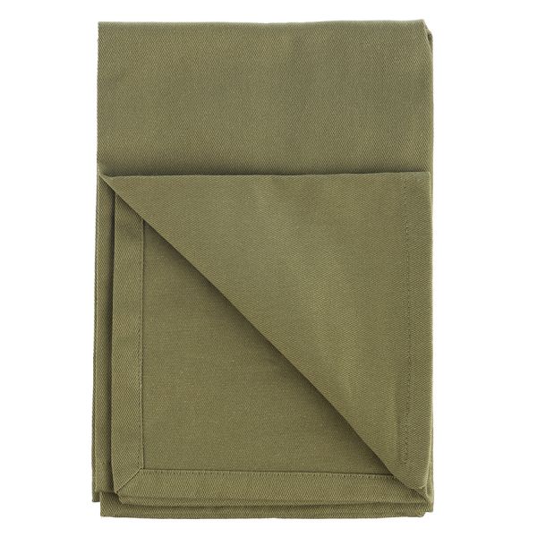 Набор из двух салфеток сервировочных из хлопка оливкового цвета из коллекции essential, 45х45 см