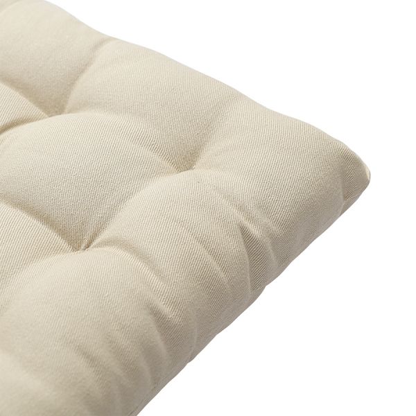 Подушка на стул из хлопка бежевого цвета из коллекции essential, 40х40 см Tkano
