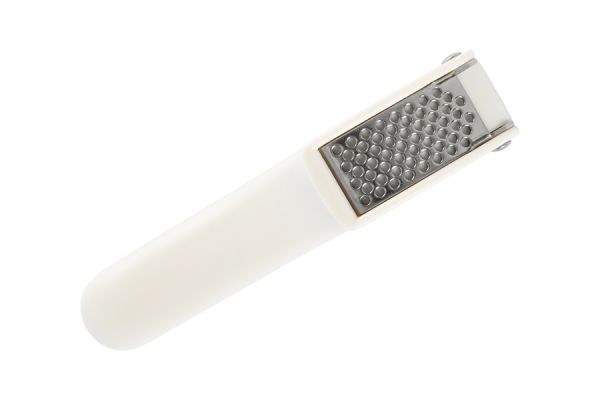 Пресс для чеснока 16 см, пластик/сталь, серо-бежевый, Universal ANNA LAFARG
