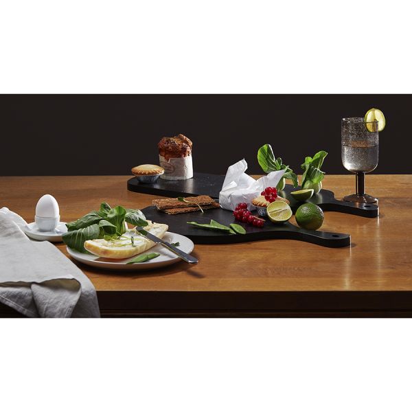 Доска сервировочная rubris 20х60 см, черная Liberty Jones