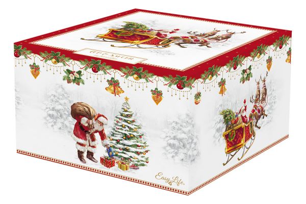 Чашка с блюдцем Новогодние традиции 0,32 л Easy Life