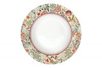 Тарелка суповая Уильям Моррис кремовая, 21,5 см, 0,25 л Easy Life