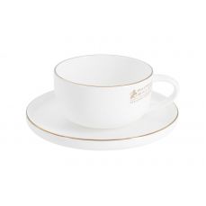 Чашка с блюдцем 100 мл Кашемир Голд кофейная Maxwell & Williams