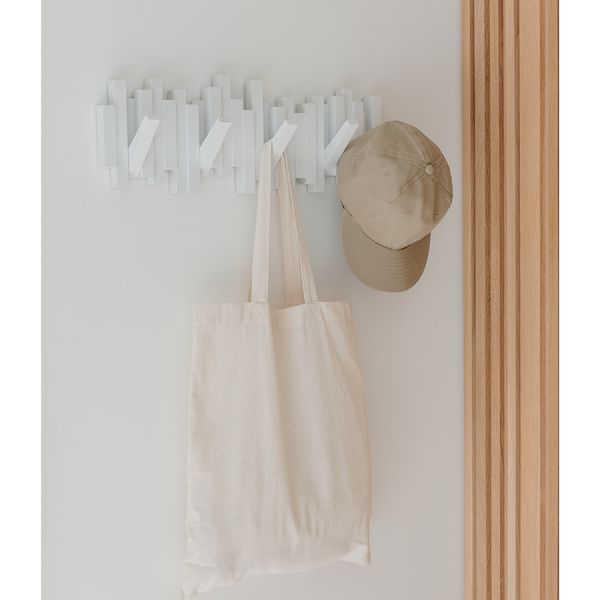 Вешалка настенная Sticks белая