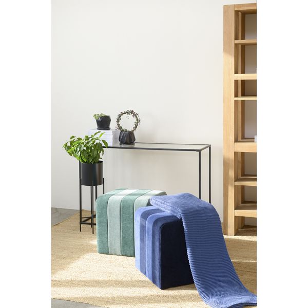 Горшок цветочный rhombus, 12,5 см, матовый черный Liberty Jones