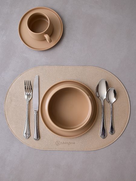 Салфетка сервировочная pool, 30х45 см, коричневая/золотистый металлик Liberty Jones