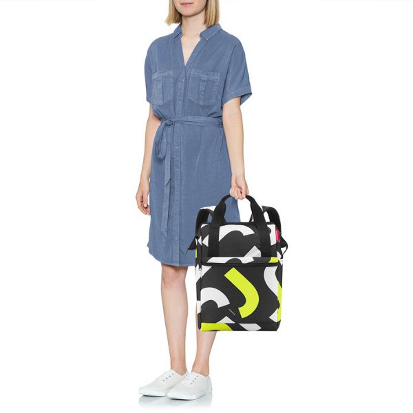 Рюкзак allrounder r large signature bold yellow