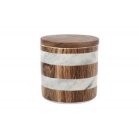 Банка для сыпучих продуктов Wood&Marble, 12х11,5 см, 0,7 л Home & Style