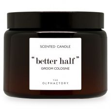 Свеча ароматическая the olphactory, groom cologne, 72 ч