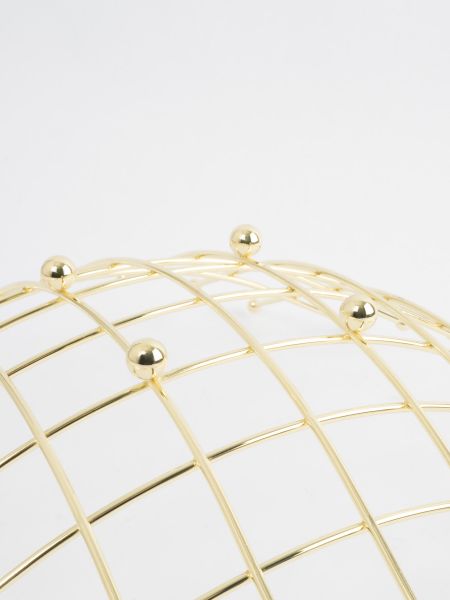 Корзина для фруктов 28 см, металл, золотистая, Паутина, Spin ANNA LAFARG
