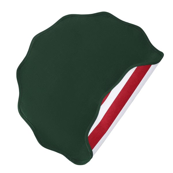 Салфетка под приборы trendy christmas красного цвета из коллекции new year essential, D40 см Tkano