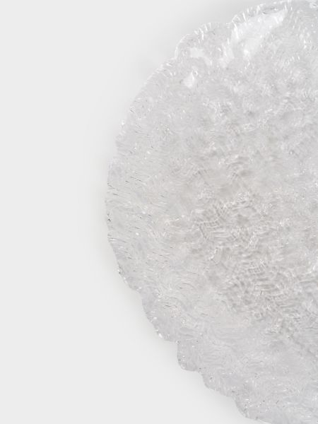 Тарелка обеденная 26 см, стекло, Ripples