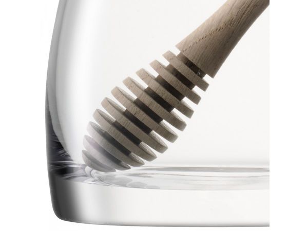 Банка для мёда с деревянной ложкой Serve 12.5 см