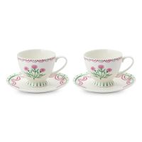 Набор чайных пар 'Летний час' 200 мл, розовые, 2 шт, Liberty Jones, LJ0000588