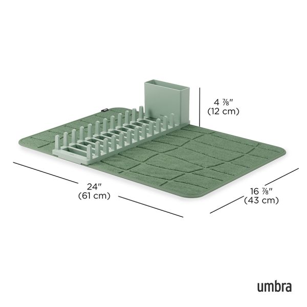 Коврик для сушки посуды udry, 43х61 см, еловый Umbra