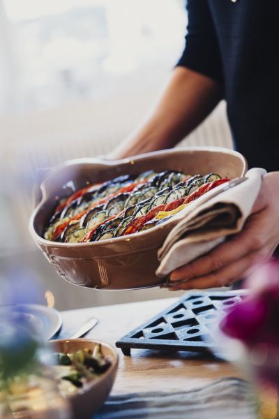 Форма для запекания овальная 34,5 см (цвет: гранат)     (3) (300)     349042