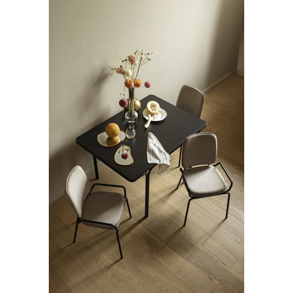 Стол обеденный ror, 85х120 см, черный Latitude
