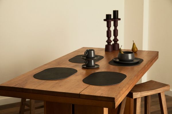 Салфетка сервировочная pool, 30х45 см, черная/светло-серая Liberty Jones