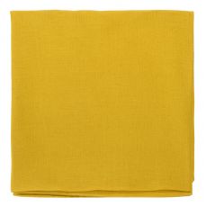 Скатерть из стираного льна горчичного цвета из коллекции essential, 150х250 см Tkano
