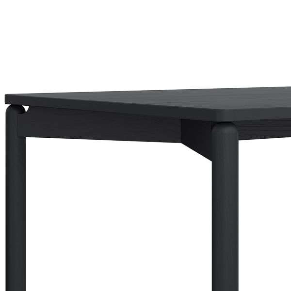 Стол обеденный saga, 75х150 см, темно-серый Latitude