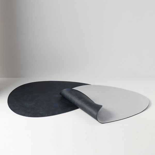 Набор из 2-х двухсторонних сервировочных салфеток drop, 33х41 см, синий/светло-серый Liberty Jones