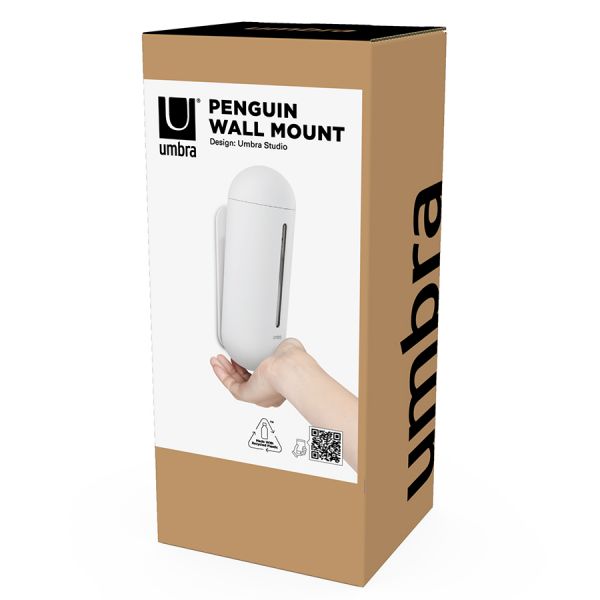 Диспенсер настенный для жидкого мыла penguin, 443 мл, белый Umbra